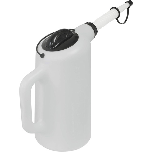 Oil Dispenser with Lid & Cap, Plastic, 8 qt Capacity Solutions industrielles ALPHA