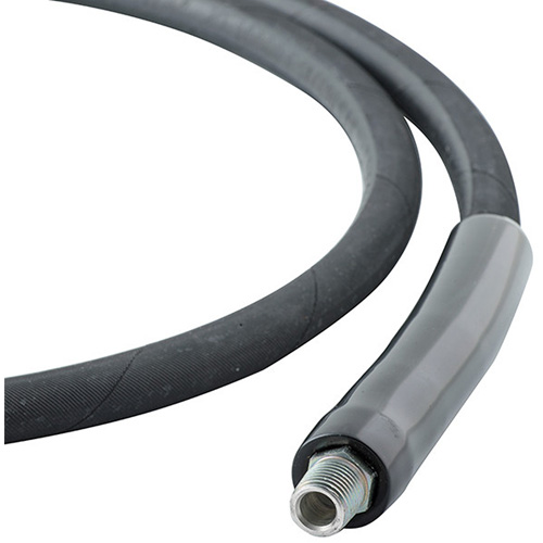 Tuyau, Hydraulique, Caoutchouc, 1/4" dia. x 10', 10 000 PSI, 3/8 NPT Solutions industrielles ALPHA