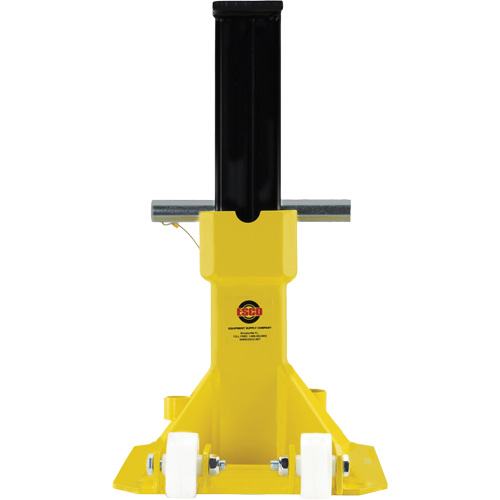 EZ-Wheel Jack Stand, Locking Pin, 22 Tons Capacity, 13-1/2" - 20" H Solutions industrielles ALPHA