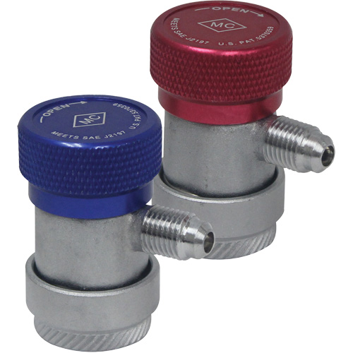 Coupleur rapide manuel R134a basse pression 1/4? FL-M x 13 mm Solutions industrielles ALPHA