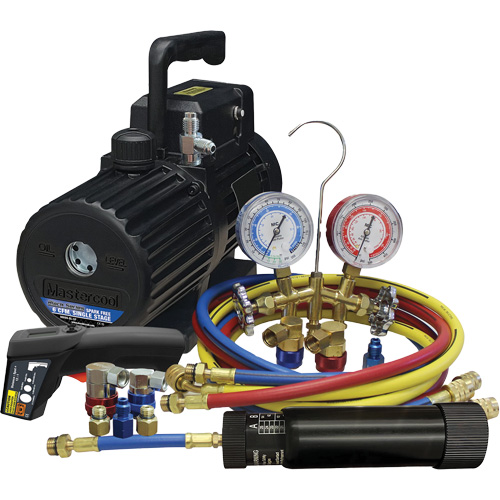 Dual R134A/R1234YF Evacuation & Charging Combo Kit Solutions industrielles ALPHA