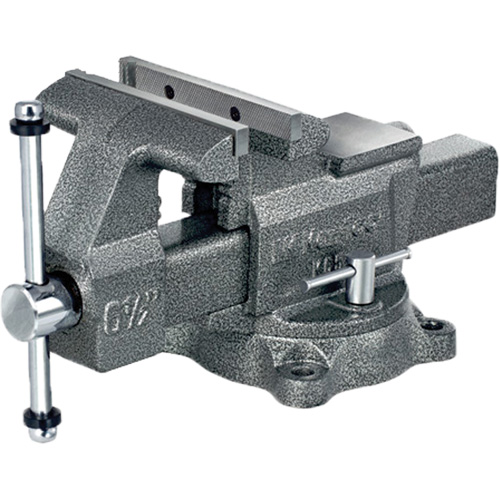 K65 Professional Workshop Vise, 6-1/2" Jaw Width, 3-7/8" Throat Depth, Swivel Base Solutions industrielles ALPHA