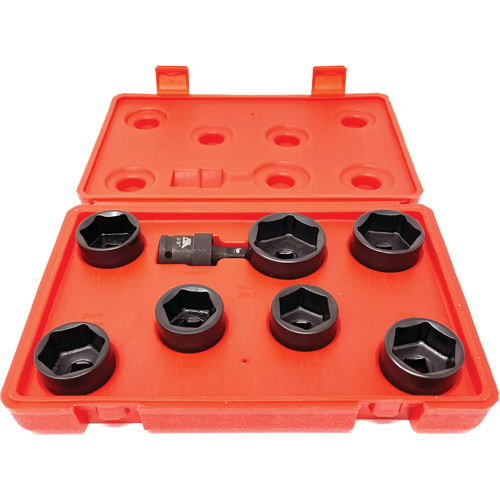 8 Pc. Extra-Low-Profile Oil Filter Socket Set Solutions industrielles ALPHA