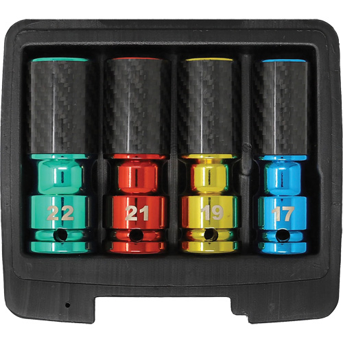 Lug Socket Set with Carbon Fiber Sleeves Solutions industrielles ALPHA