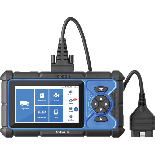 ArtiDiag HD 5" Heavy-Duty Scan Tool with Service Functions Solutions industrielles ALPHA