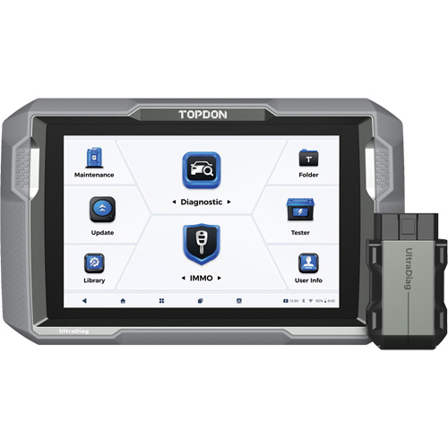 UltraDiag 8" Scan Tool & Key Programming with Bi-Directional Controls Solutions industrielles ALPHA
