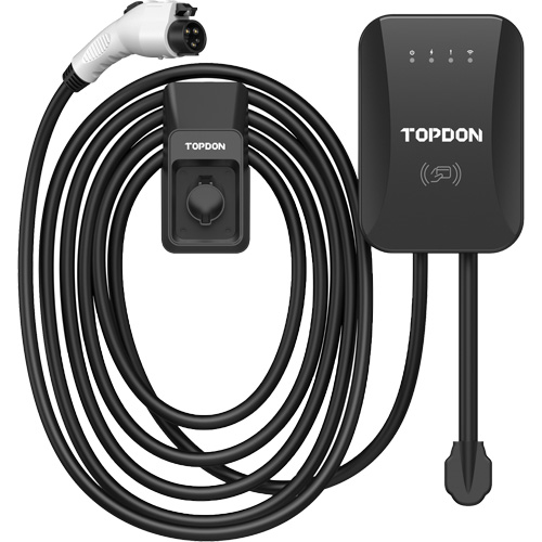 Chargeur r&eacute;sidentiel PulseQ AC pour VE avec mode identification par radiofr&eacute;quence (RFID), 40 A, Niveau 2 CA, Connecteur Type 1 (SAE J1772) Solutions industrielles ALPHA