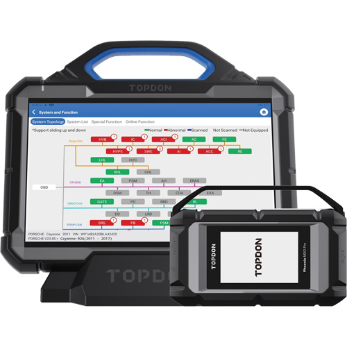Phoenix Max Basic 13.3" OE-Level Scan Tool, Docking Station, & Cloud-Based Programming Solutions industrielles ALPHA