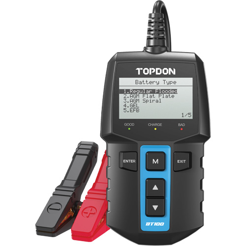 BT100 12V Battery & System Tester Solutions industrielles ALPHA