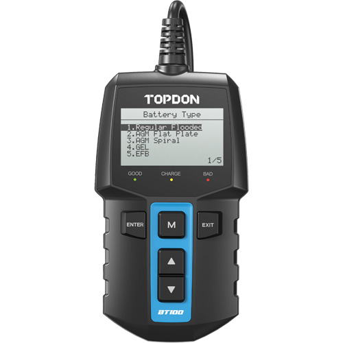 BT100 12V Battery & System Tester Solutions industrielles ALPHA