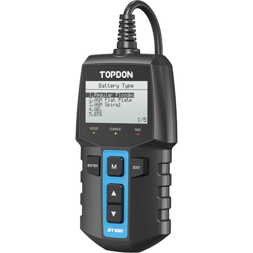 BT100 12V Battery & System Tester Solutions industrielles ALPHA
