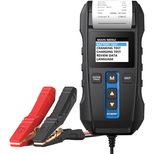 BT300P Battery, Charging & Cranking System Tester with Printer Solutions industrielles ALPHA