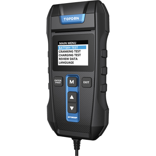 BT300P Battery, Charging & Cranking System Tester with Printer Solutions industrielles ALPHA