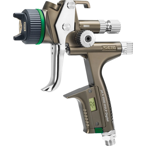X5500 HVLP 1.2 I RPS D DIGI psi Premium Paint Spray Gun for Automotive Refinishing, 1/4" NPT Air Inlet, 15.19 CFM, 0.6 L/0.9 L Capacity, 0.17 PSI Solutions industrielles ALPHA