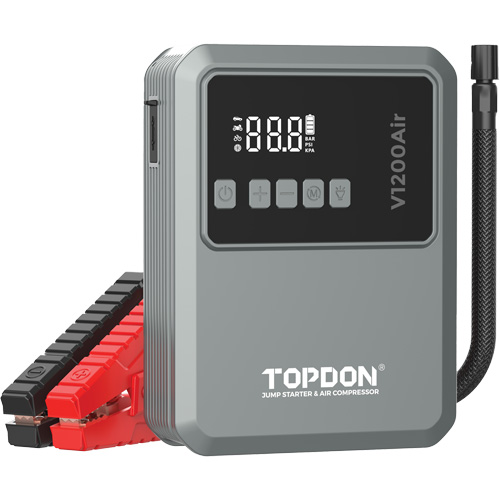 V1200Air 2-in-1 1200 Peak Amp Jump Starter & Tire Inflator Solutions industrielles ALPHA