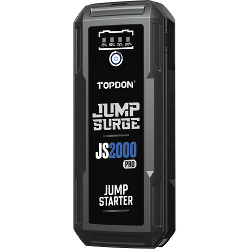 D&eacute;marreur de secours, banque d'alimentation et lampe de poche JumpSurge2000Pro &agrave; 2500 A de pointe Solutions industrielles ALPHA