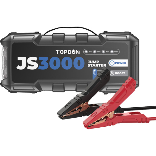 Survolteur, banque d'alimentation et lampe de poche JumpSurge3000 Solutions industrielles ALPHA