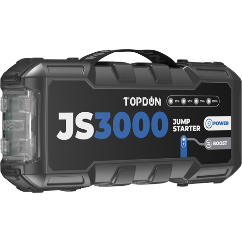 Survolteur, banque d'alimentation et lampe de poche JumpSurge3000 Solutions industrielles ALPHA