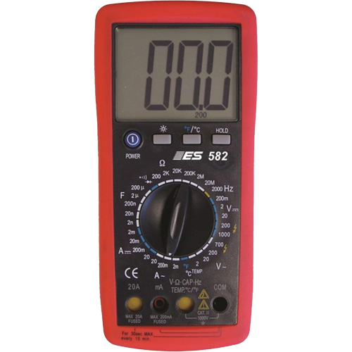 Deluxe Digital Multimeter with Amp Shutters Solutions industrielles ALPHA