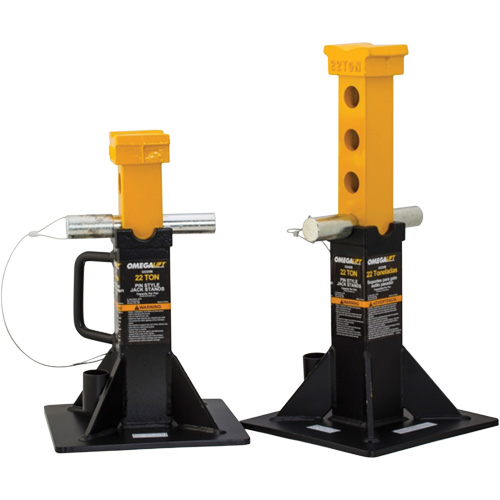 Heavy-Duty Jack Stand, Locking Pin, 22 Tons Capacity, 12-1/4" - 19-7/8" H Solutions industrielles ALPHA
