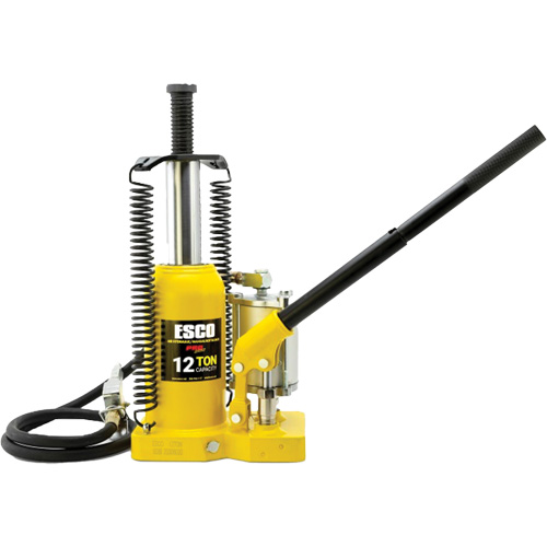 Pro Series Bottle Jack, 12 Ton(s), Air Hydraulic, 18-1/2" Raised Height Solutions industrielles ALPHA
