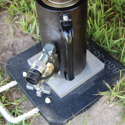 55-Ton Capacity Jack Support Plate Solutions industrielles ALPHA