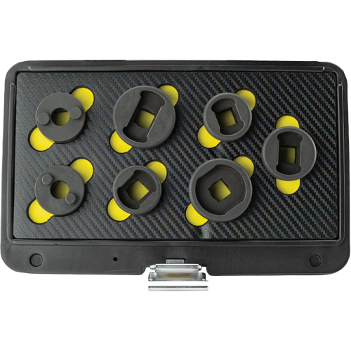 Threaded Leaf Spring Shackle Pin Remover & Installation Master Set, 7 Pieces, 1/2" Drive Size Solutions industrielles ALPHA