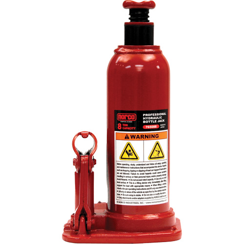 Cric &agrave; bouteille hydraulique professionnel, 8 tonne(s), 18-3/4" Hauteur &eacute;lev&eacute;e Solutions industrielles ALPHA