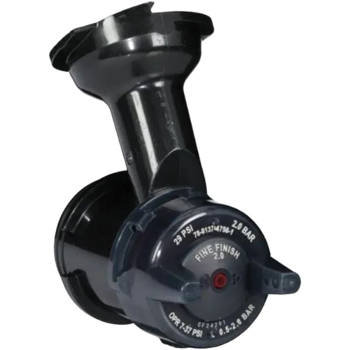 Performance Gravity Fine Finish Atomizing Head - Red Solutions industrielles ALPHA