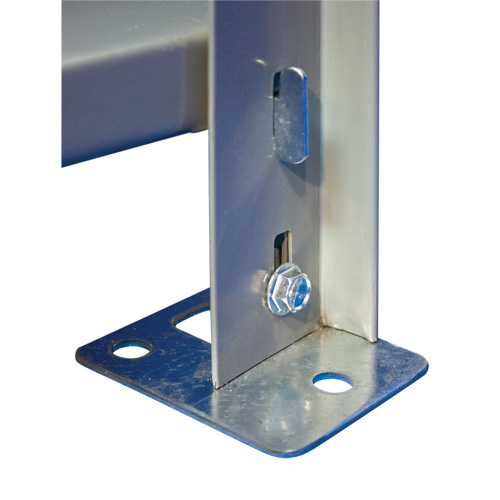 Interlok Boltless Shelving Foot Plate Solutions industrielles ALPHA