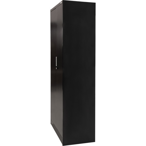 Armoire de rangement Hi-Boy, Acier, 4 Tablettes, 72" h x 36" la x 18" P, Noir Solutions industrielles ALPHA