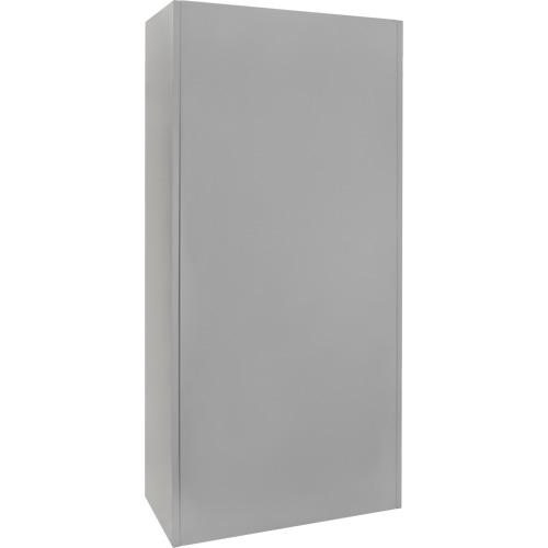 Wardrobe Storage Cabinet, Steel, 36" W x 18" D x 72" H, Grey Solutions industrielles ALPHA