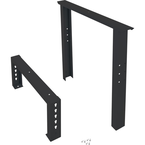 Industrial Duty Leg for Workbench, Steel, 30" D x 34" H, Single Solutions industrielles ALPHA