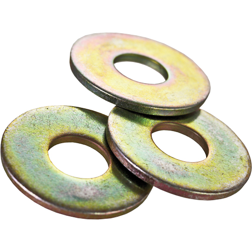 Rondelle plate USS, Zinc jaune, 1/2" Solutions industrielles ALPHA