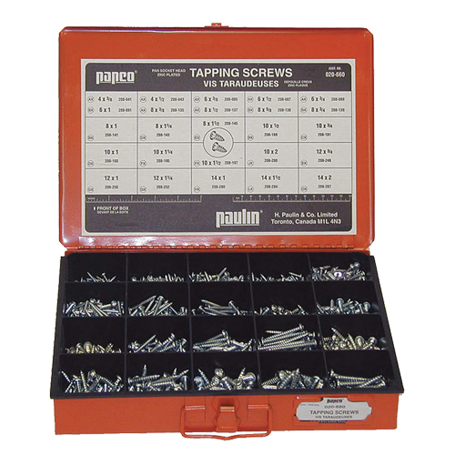 Pan Socket Tapping Screws Assortment Solutions industrielles ALPHA