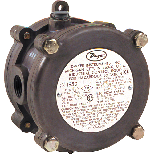 CONTACT PRESSION DIFFER..4/1.6"WC,ANTIDE,INUTILI Solutions industrielles ALPHA