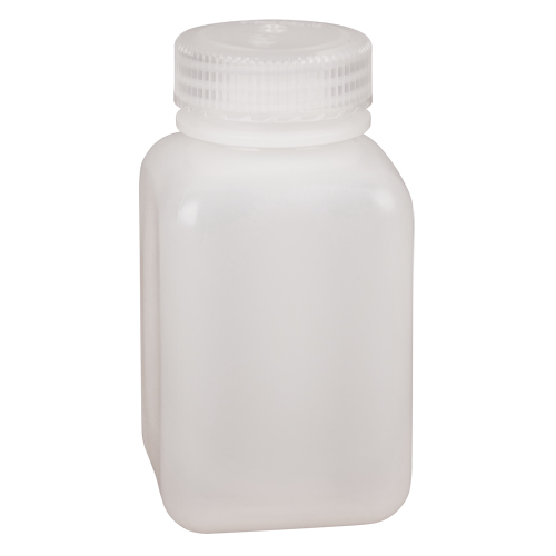 Bouteilles peu encombrantes &agrave; prise facile, Carr&eacute;e, 8 oz, Plastique Solutions industrielles ALPHA