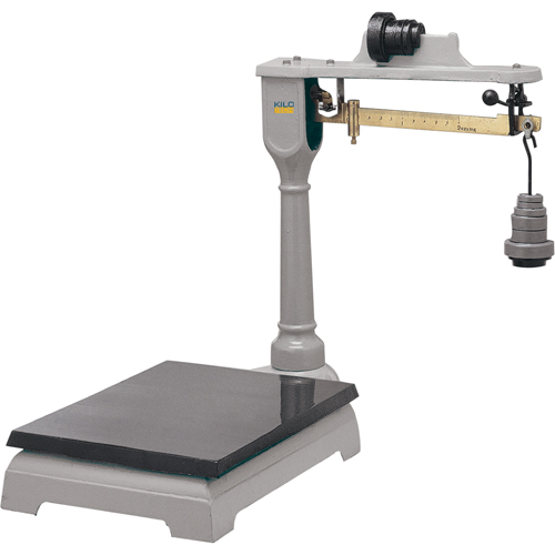 Balances &agrave; plateau &agrave; fl&eacute;au m&eacute;canique, 16" lo x 12" la, Capacit&eacute; de 100 kg Solutions industrielles ALPHA