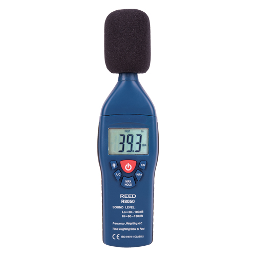 Sound Level Meter with Calibration Certificate, 30 - 100 dB/60 - 135 dB Measuring Range Solutions industrielles ALPHA