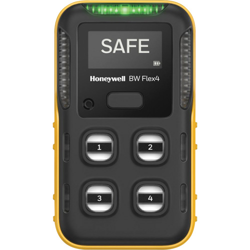 BW Flex Gas Detector, 4 Gas, LEL - H2S - O2 - SO2 Solutions industrielles ALPHA