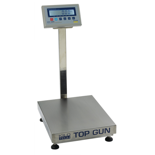 Balances &agrave; plateau &eacute;lectroniques Top Gun, 18" lo x 12" la, Capacit&eacute; de 150 lb Solutions industrielles ALPHA
