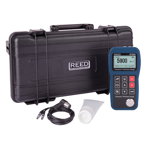 Ultrasonic Thickness Gauge, Digital Display, Ultrasound, 0.03" - 15.7" (0.65 mm - 400 mm) Range Solutions industrielles ALPHA