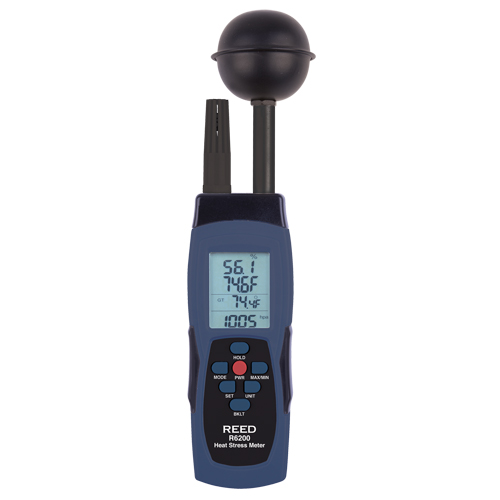 Compteur de contrainte thermique au thermom&egrave;tre-globe mouill&eacute; (WBGT) Solutions industrielles ALPHA