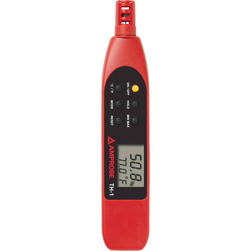 Sonde de temp&eacute;rature et d'humidit&eacute; relative TH-1, 4% - 95% HR, -4°- 122° F ( -20° - 50° C ) Solutions industrielles ALPHA