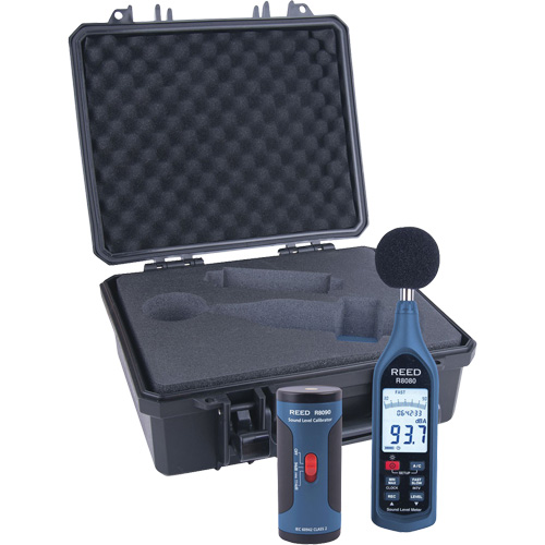 Ensemble de sonom&egrave;tre enregistreur et calibrateur Solutions industrielles ALPHA