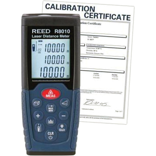 T&eacute;l&eacute;m&egrave;tre laser avec certificat de calibration, 1,92" - 328' (5 cm - 100 m) Gamme de mesure, Num&eacute;rique (&eacute;lectronique) Solutions industrielles ALPHA
