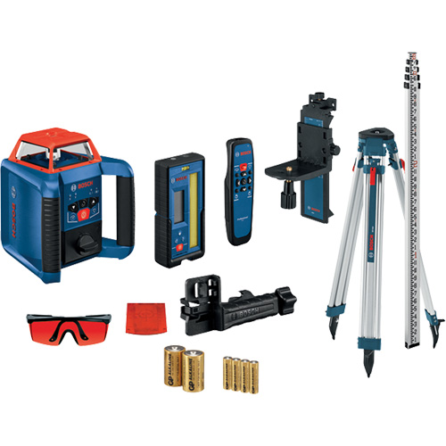 Ensemble laser rotatif horizontal/vertical auto-nivelant Revolve2000, 2000' (609,6 m), 670 N.m Solutions industrielles ALPHA