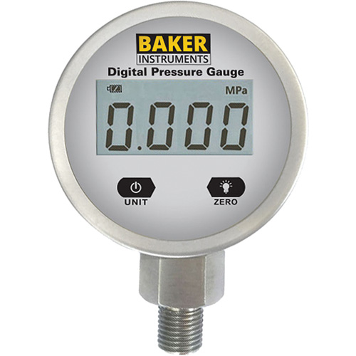 B5000 Series Pressure Gauge, 2-1/2" , 0 - 30 psi/0 - 831 in. w.c./0-206.8 kPa, Bottom Mount, Digital Solutions industrielles ALPHA