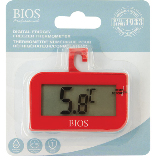 Fridge/Freezer Thermometer, Non-Contact, Digital, -4-122°F (-20-50°C) Solutions industrielles ALPHA