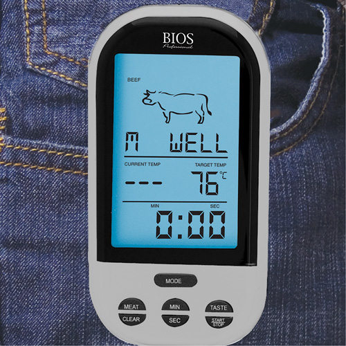 Wireless Meat & Poultry Thermometer, Contact, Digital, 32-482°F (0-250°C) Solutions industrielles ALPHA